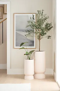 Bertha Light Blue Framed Wall Art