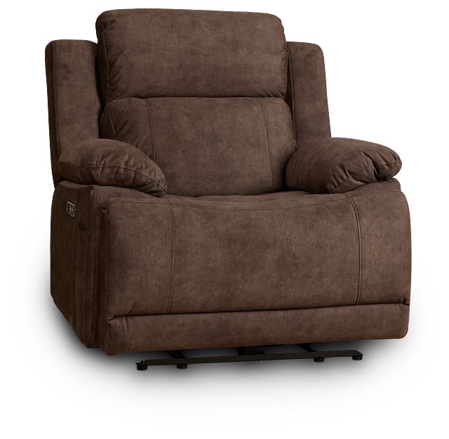 Benson Brown Micro Power Recliner