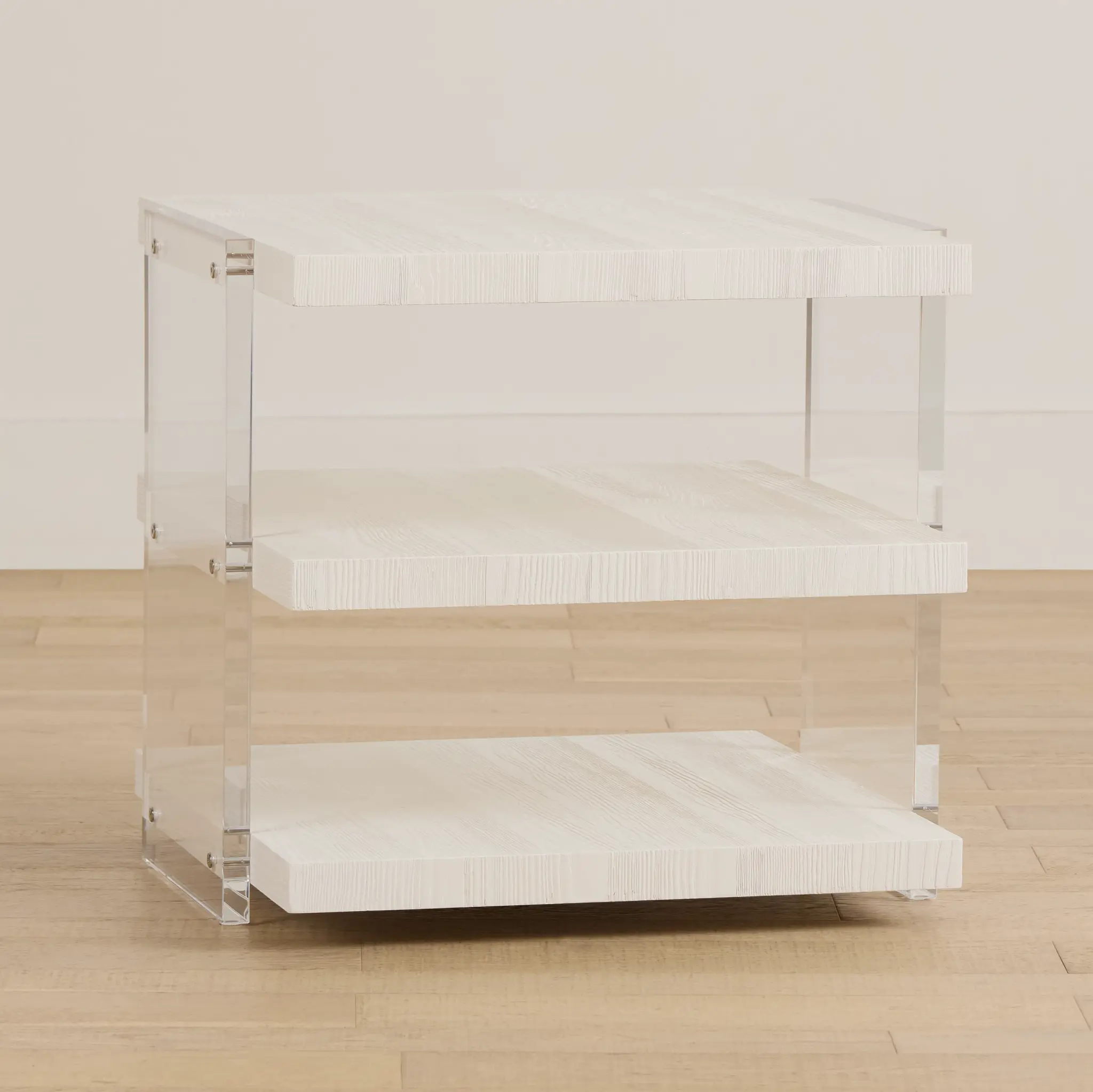 Gables White Rectangular End Table Gables White Rectangular End Table