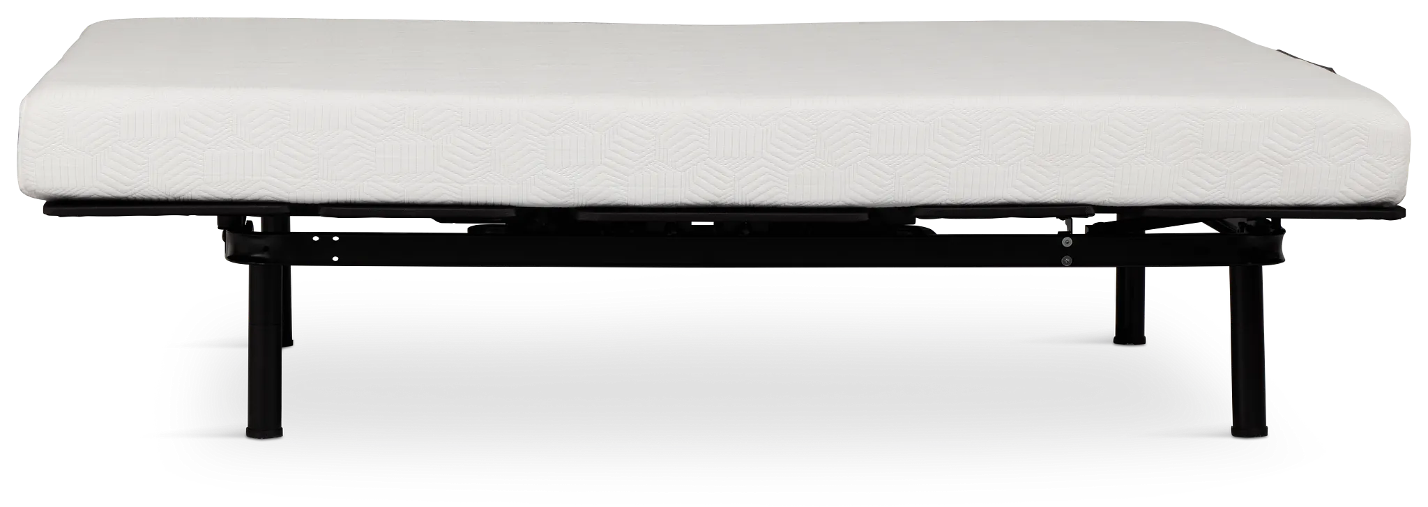 Rest & Renew By Zinus Gel Memory Foam Mattress 6" Firm Slat Adjustable Mattress Set