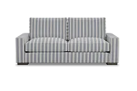 Edgewater Sea Lane Dark Blue 84" Sofa W/ 2 Cushions