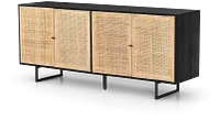Four Hands Carmel Black Credenza