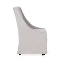 Honey Gray Upholstered Side Chair