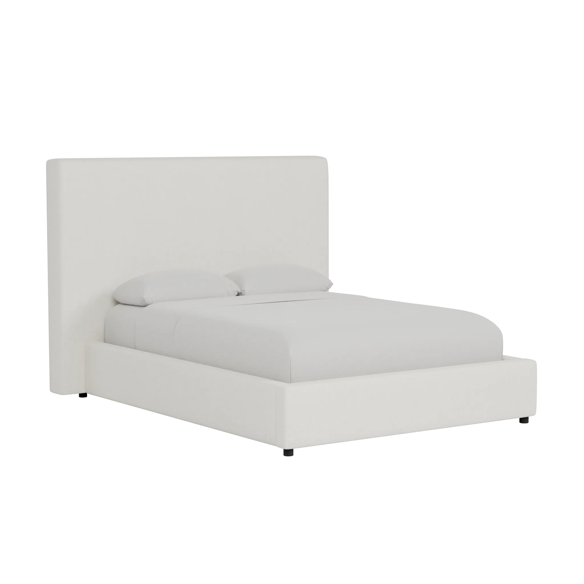Grayton Elite Ivory 54" Upholstered Platform Bed