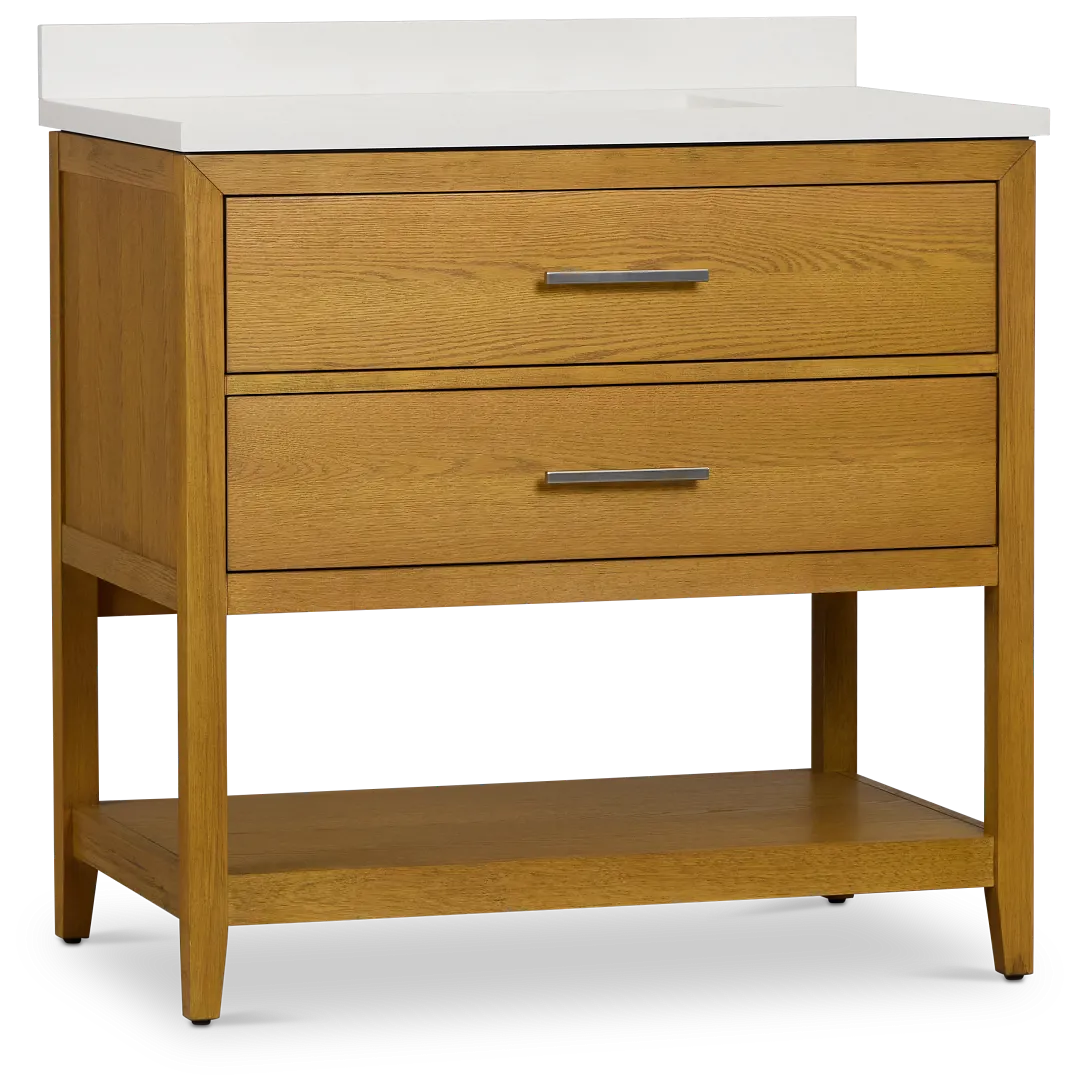 Alden Light Tone 36" Single Bathroom Vanity
