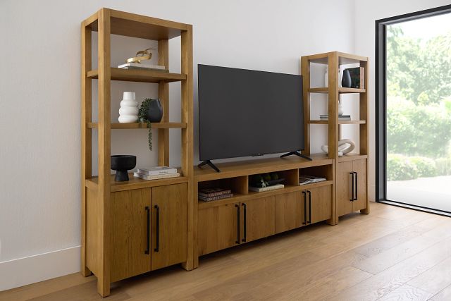 Tahoe 74" Light Tone Entertainment Wall