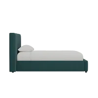 Grayton Joya Green 44" Upholstered Platform Bed