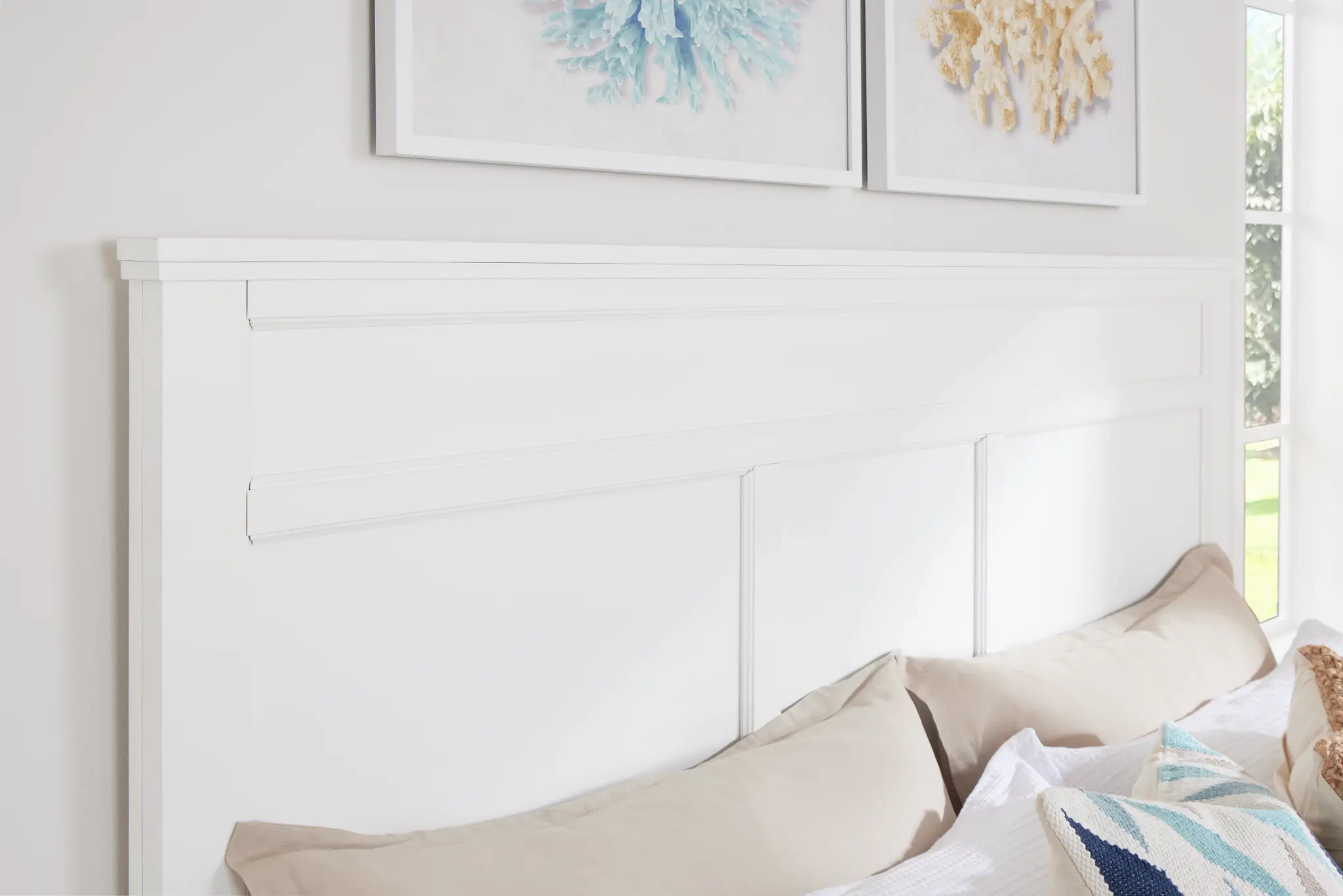 Seabrook White Panel Bed Seabrook White Panel Bed