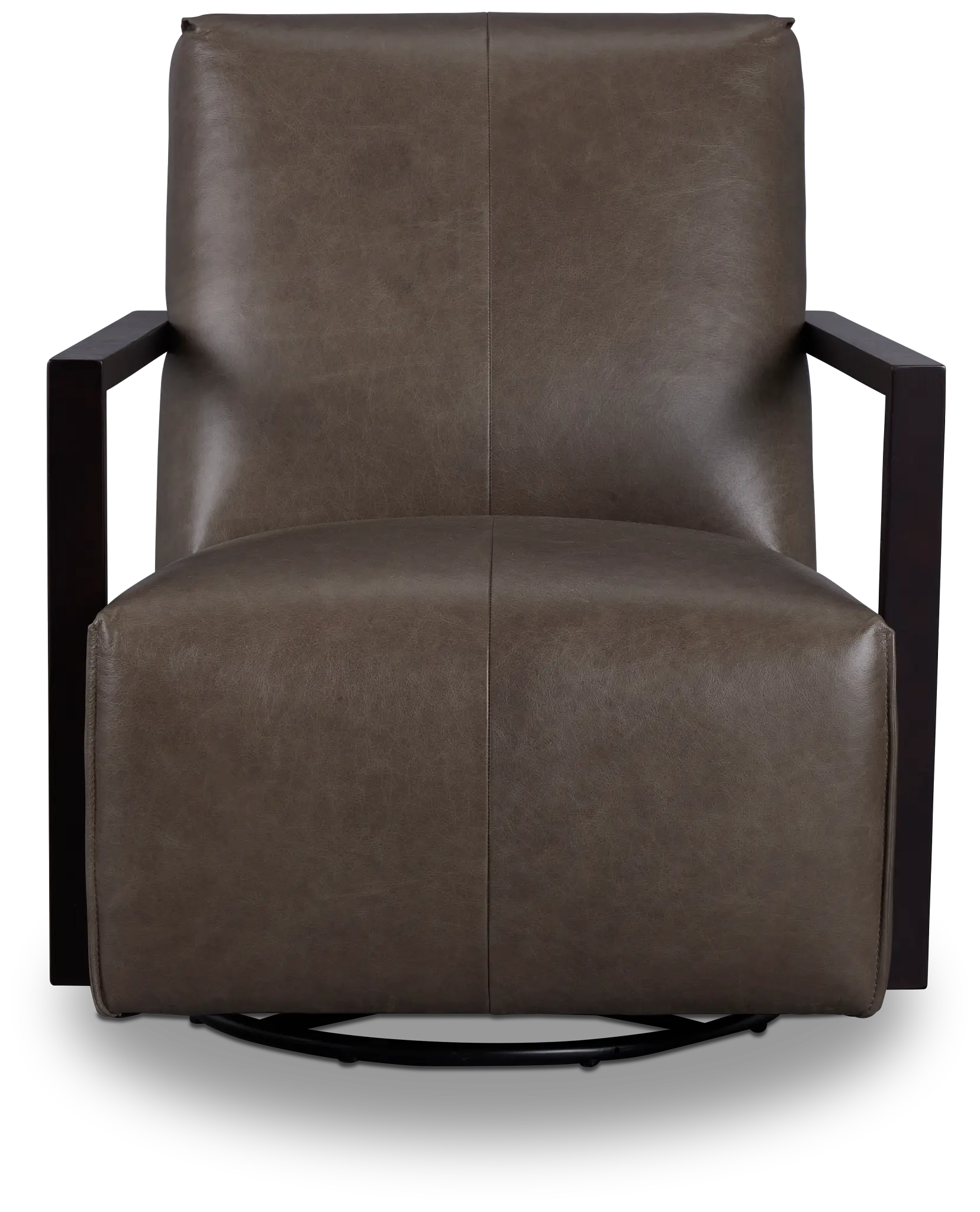 Lucas Dark Gray Leather Swivel Rocker Glider Lucas Dark Gray Leather Swivel Rocker Glider