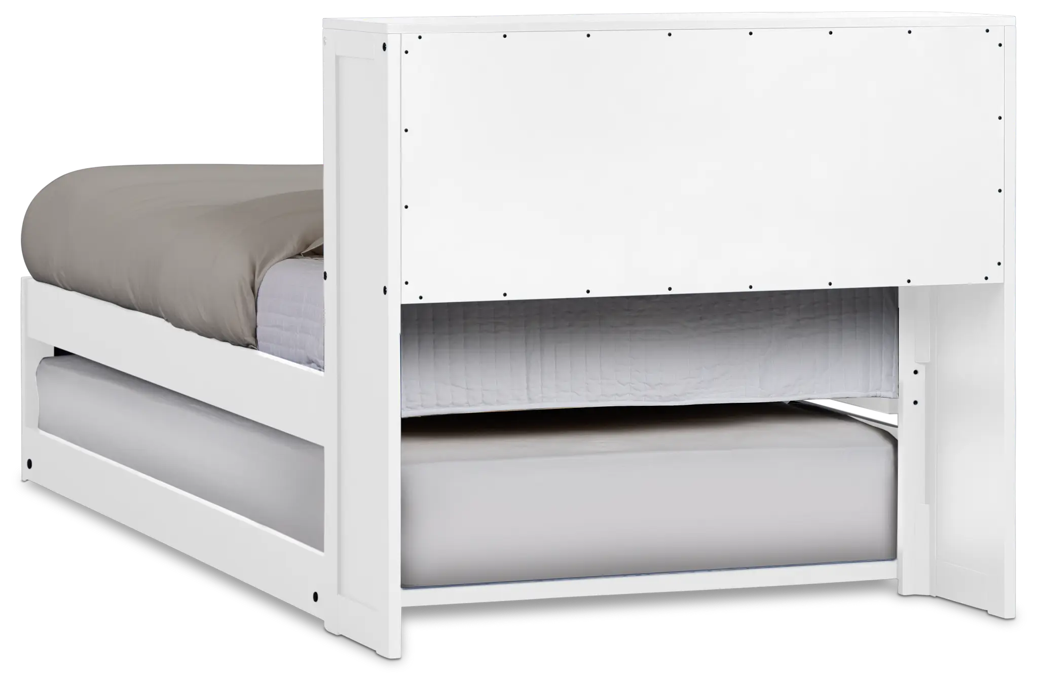 Charleston White Bookcase Trundle Bed Charleston White Bookcase Trundle Bed