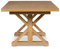 Nantucket Light Tone Trestle Table
