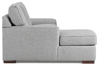 Austin Gray Fabric Left Chaise Sectional
