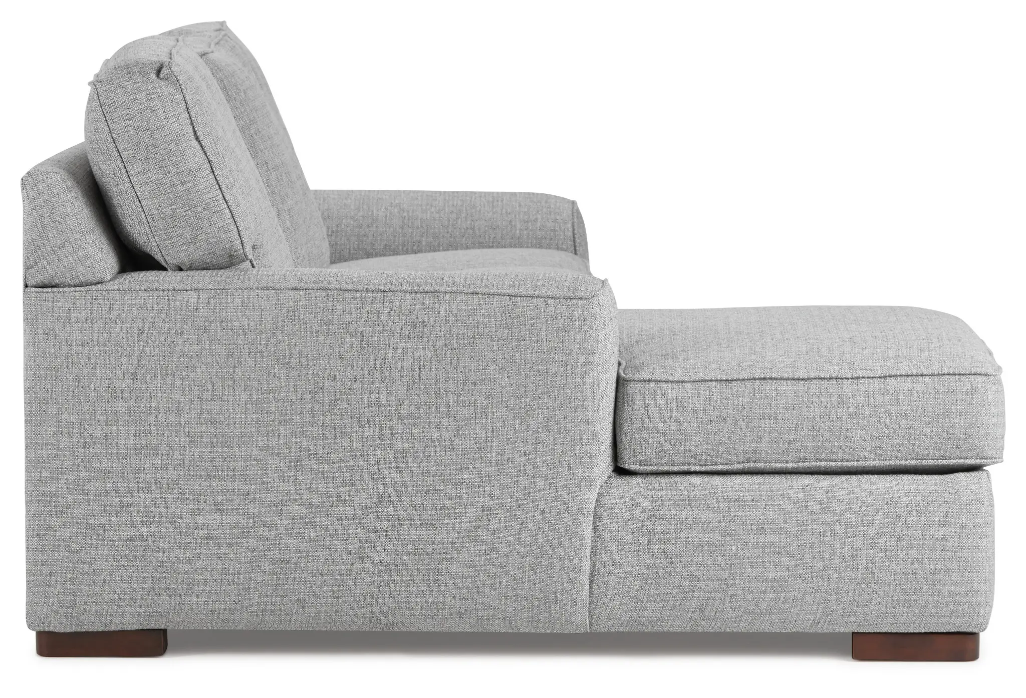 Austin Gray Fabric Left Chaise Sectional Austin Gray Fabric Left Chaise Sectional