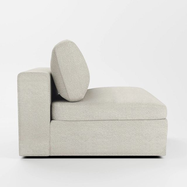 Destin Elite Ivory Fabric Swivel Chair