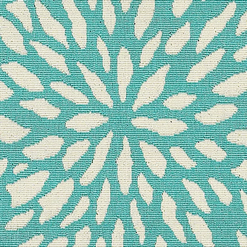 TEAL Mirium Teal Indoor/outdoor 2x3 Area Rug