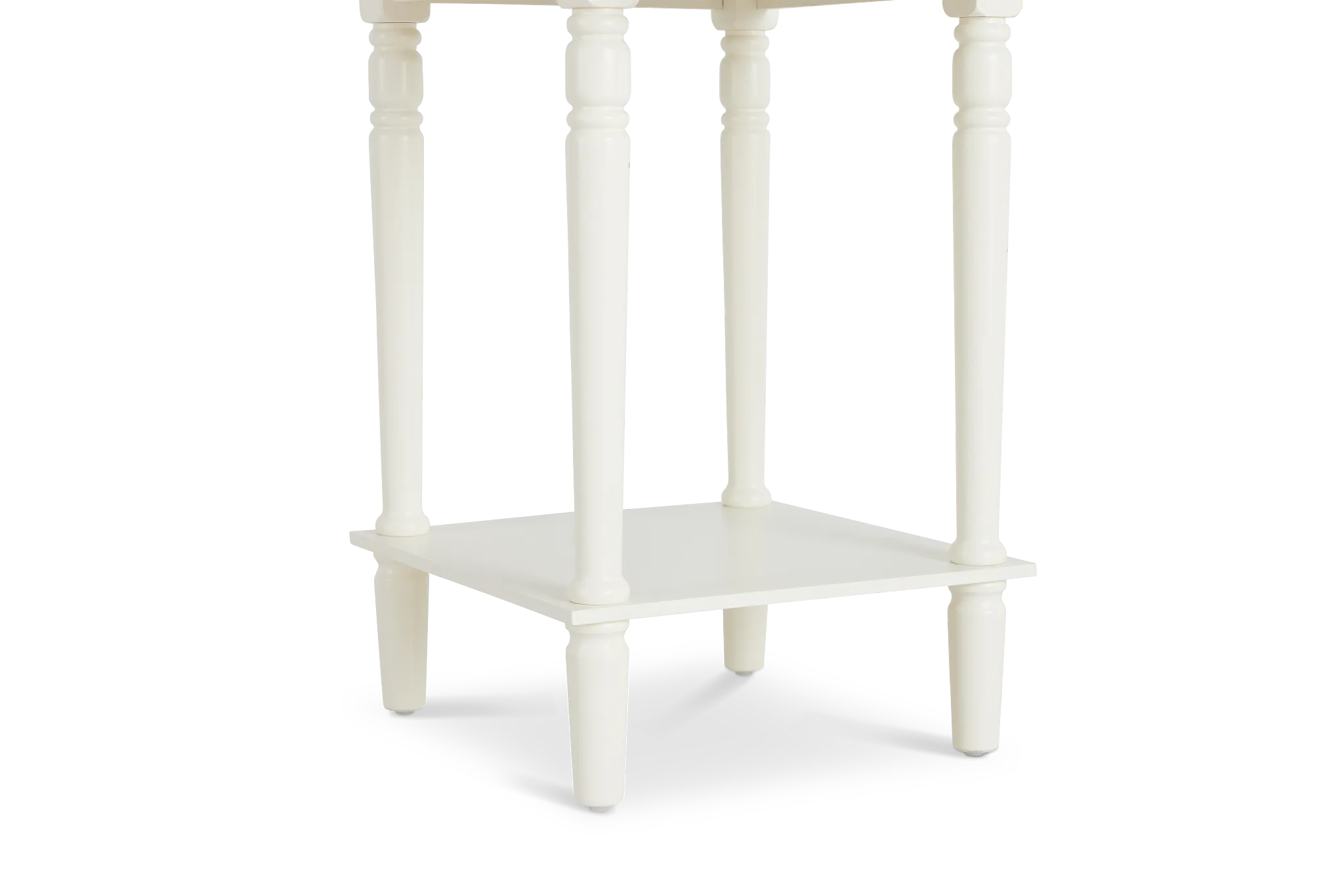 Moana White Power Nightstand
