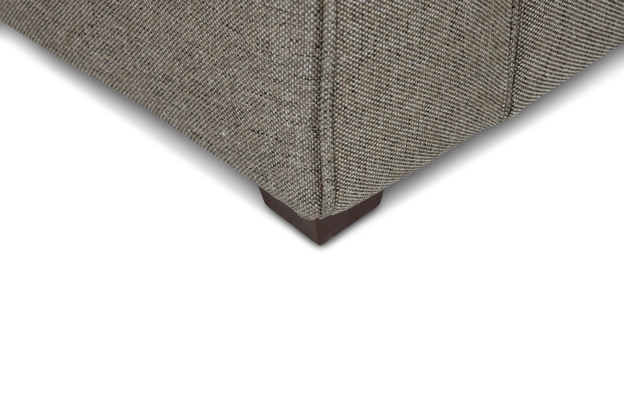 Asheville Brown Fabric Small Two-arm Sectional