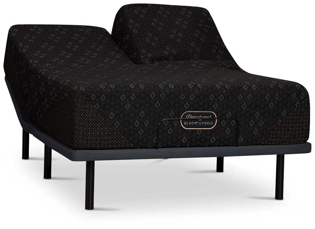 Beautyrest Black Series Three Xcs 14.5" Plush Baselogic Gold Adjustable Base Mattress Set