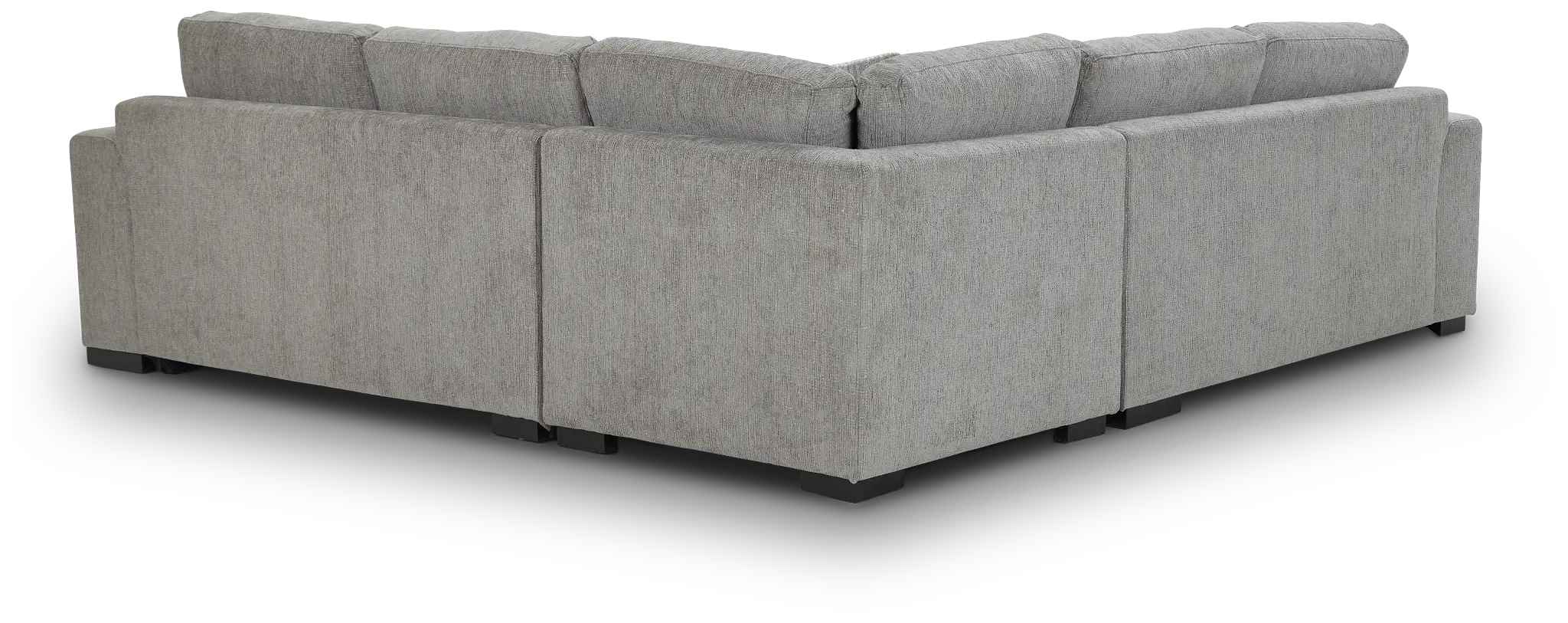 Blakely Gray Fabric Medium 2-arm Right Facing Sleeper Sectional Blakely Gray Fabric Medium 2-arm Right Facing Sleeper Sectional