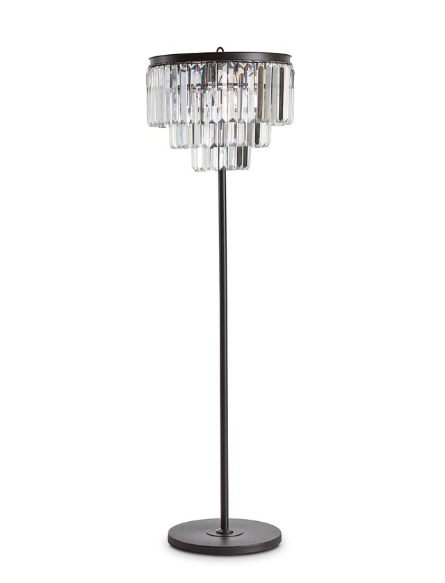 Audrey Black Floor Lamp