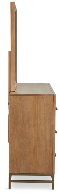 Provo Mid Tone Dresser & Mirror