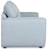 Rhodes Light Blue Fabric Sofa