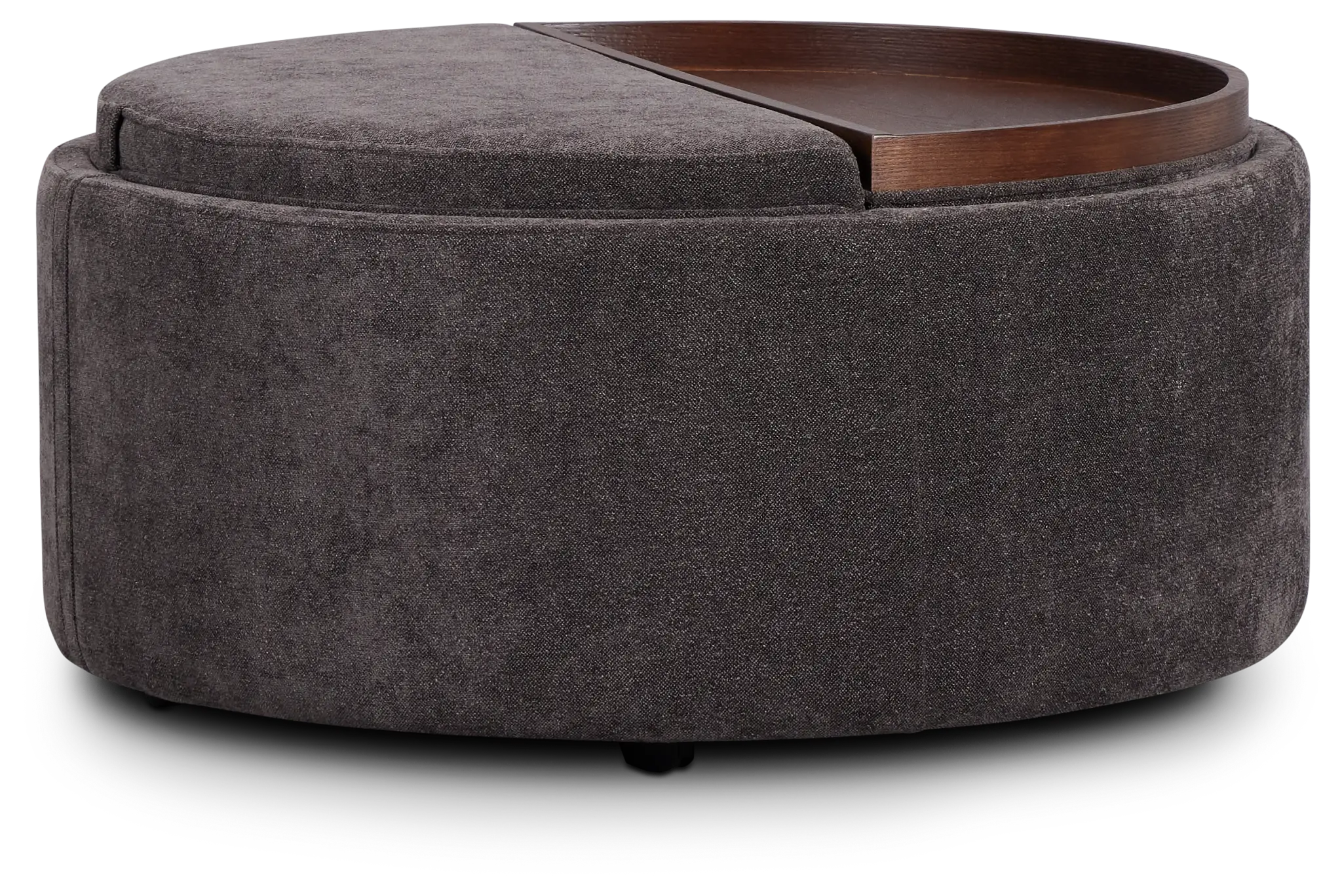 Kristen Dark Gray Large Storage Accent Ottoman Kristen Dark Gray Large Storage Accent Ottoman