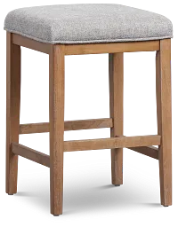 Provo Gray 24" Upholstered Barstool