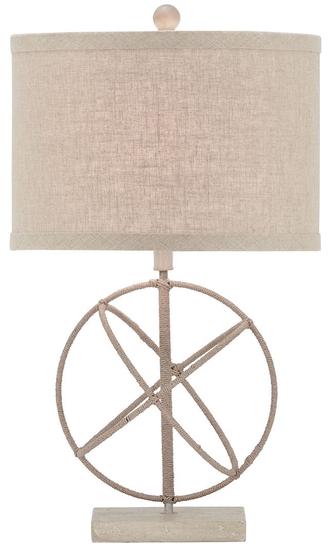 Caswell Beige Table Lamp
