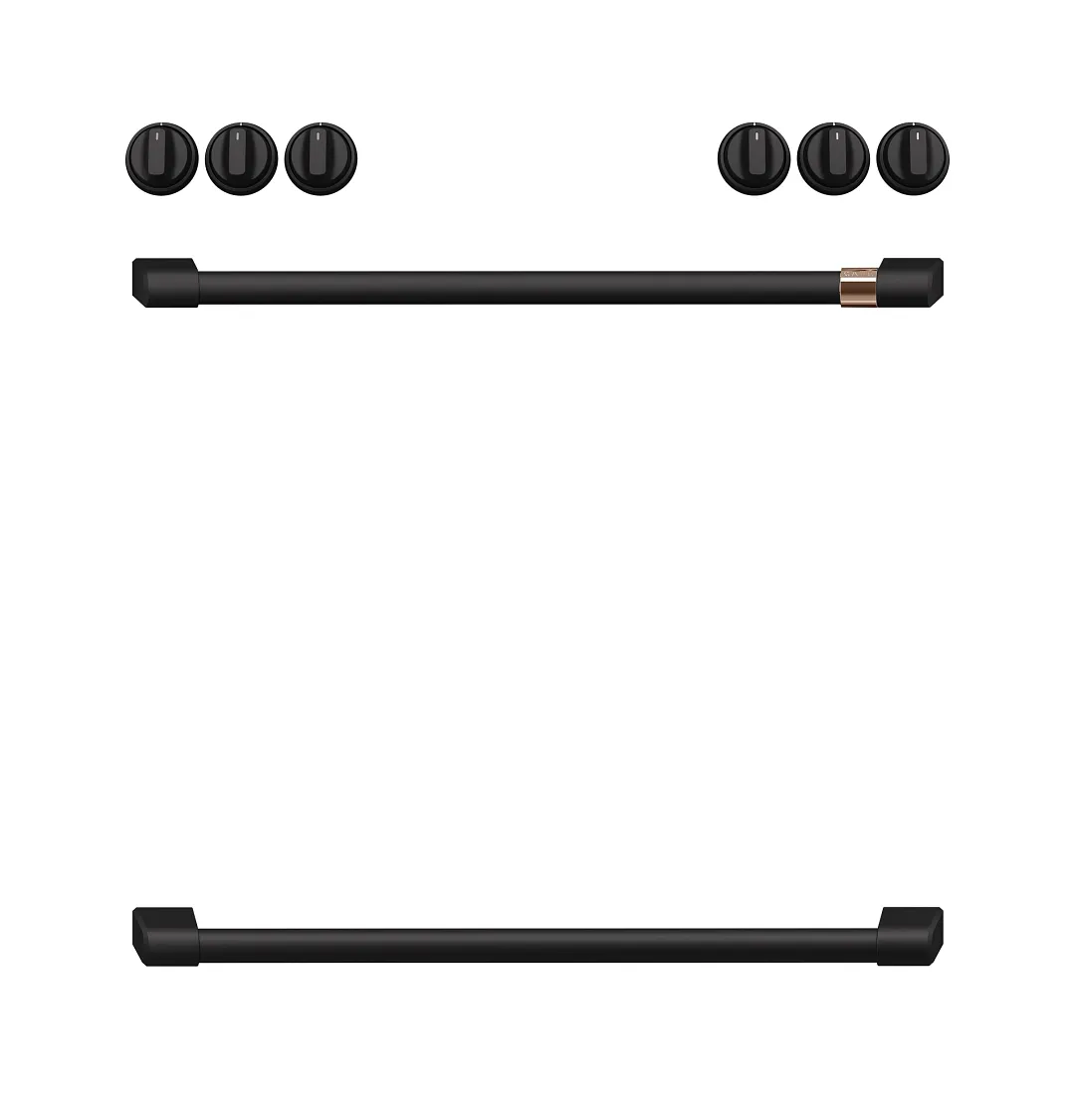 Cafe Handle Flat Black Range Handle