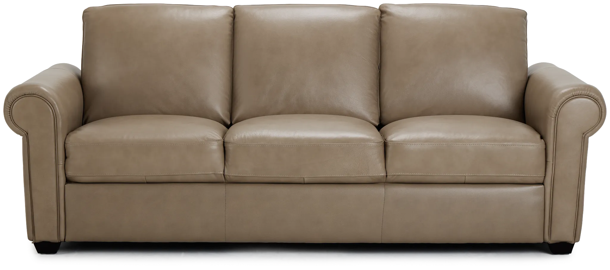 Lincoln Taupe Lthr/vinyl Sofa