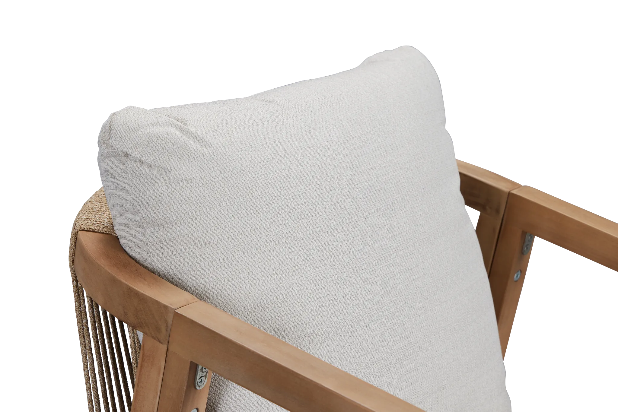 Laguna Gray Cushioned Arm Chair