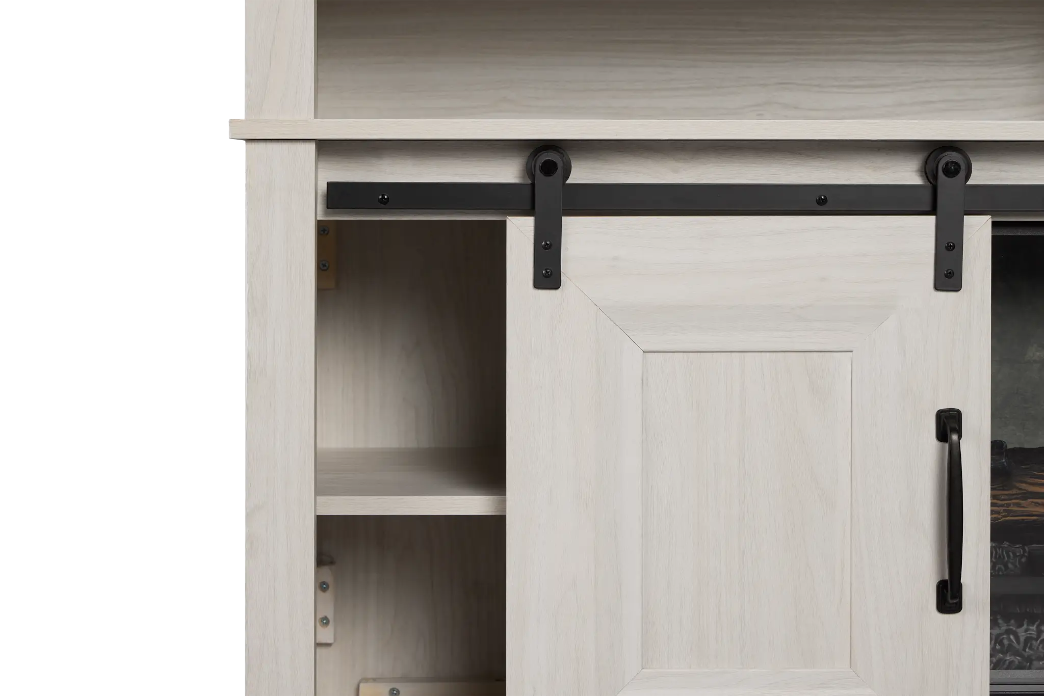 Brookridge White 65" Tv Stand With Fireplace Insert Brookridge White 65" Tv Stand With Fireplace Insert