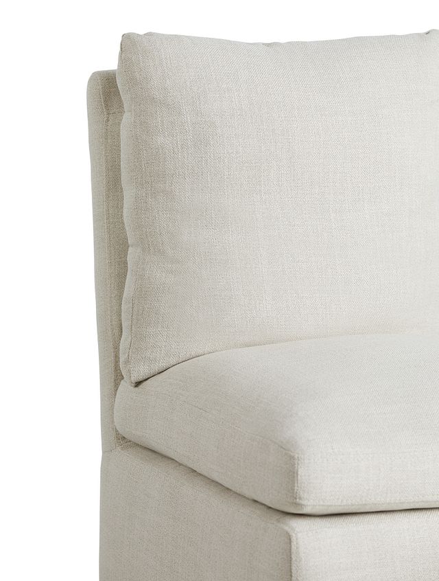 Auden Light Beige Castored Upholstered Side Chair (5)