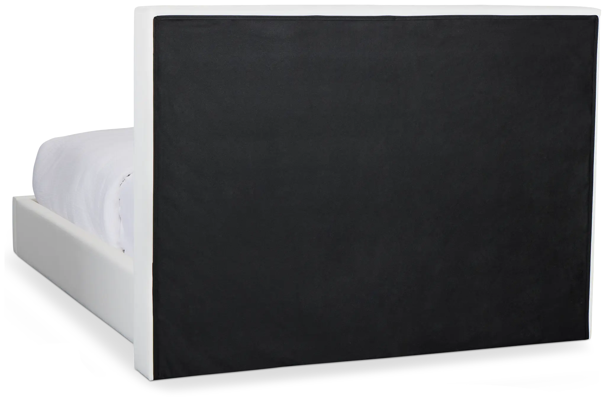 Haven White Uph Platform Bed Haven White Uph Platform Bed