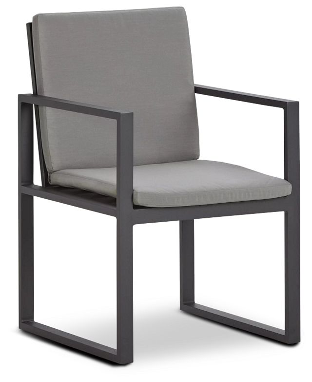 Linear Dark Gray Arm Chair (0)