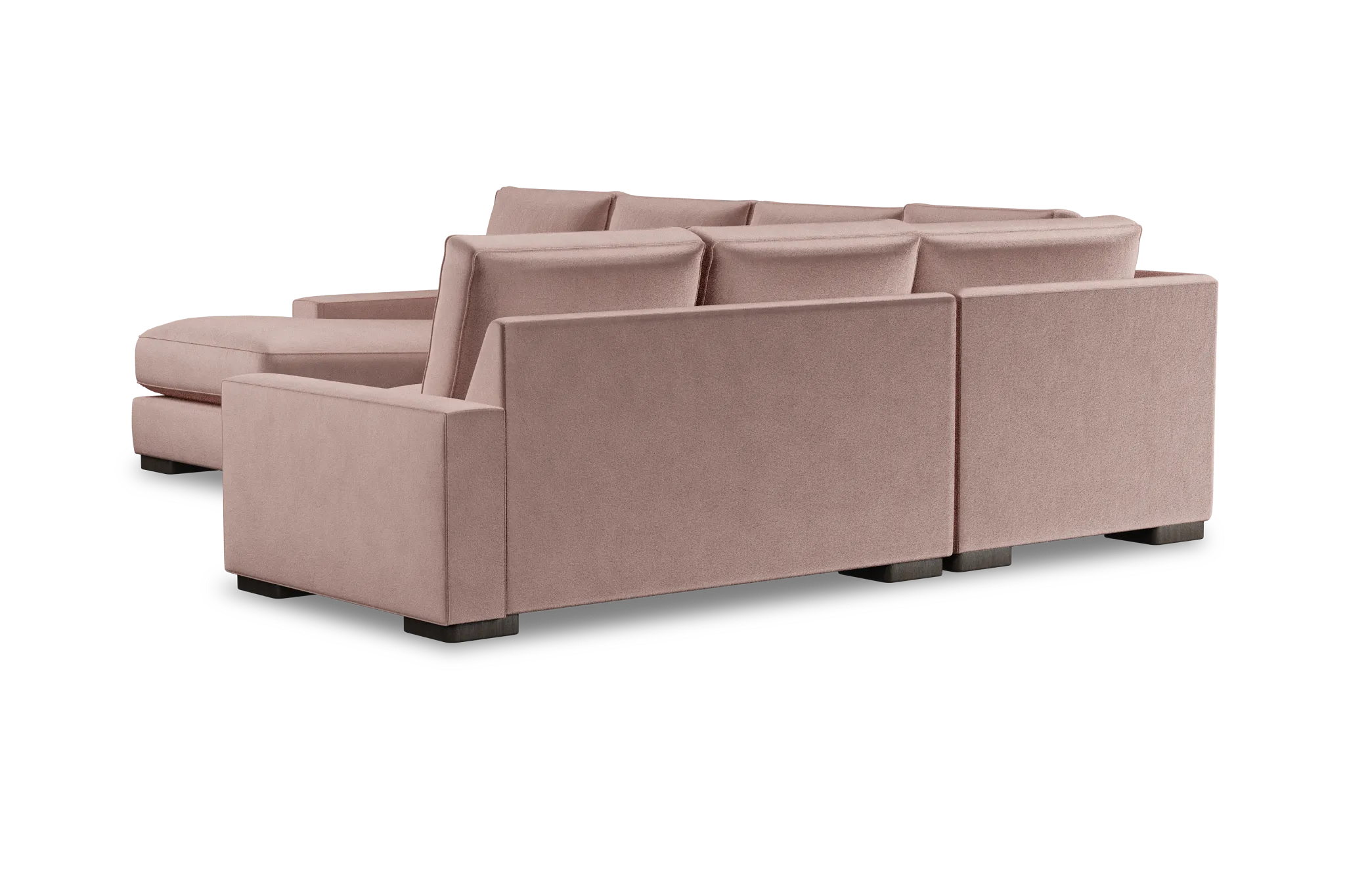 Edgewater Joya Light Pink Medium Left Chaise Sectional