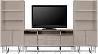 Cortina Champagne Entertainment Wall