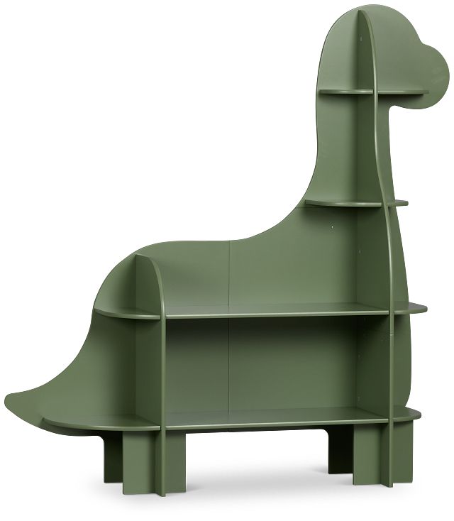 Dinosaur Green Storage Bookcase