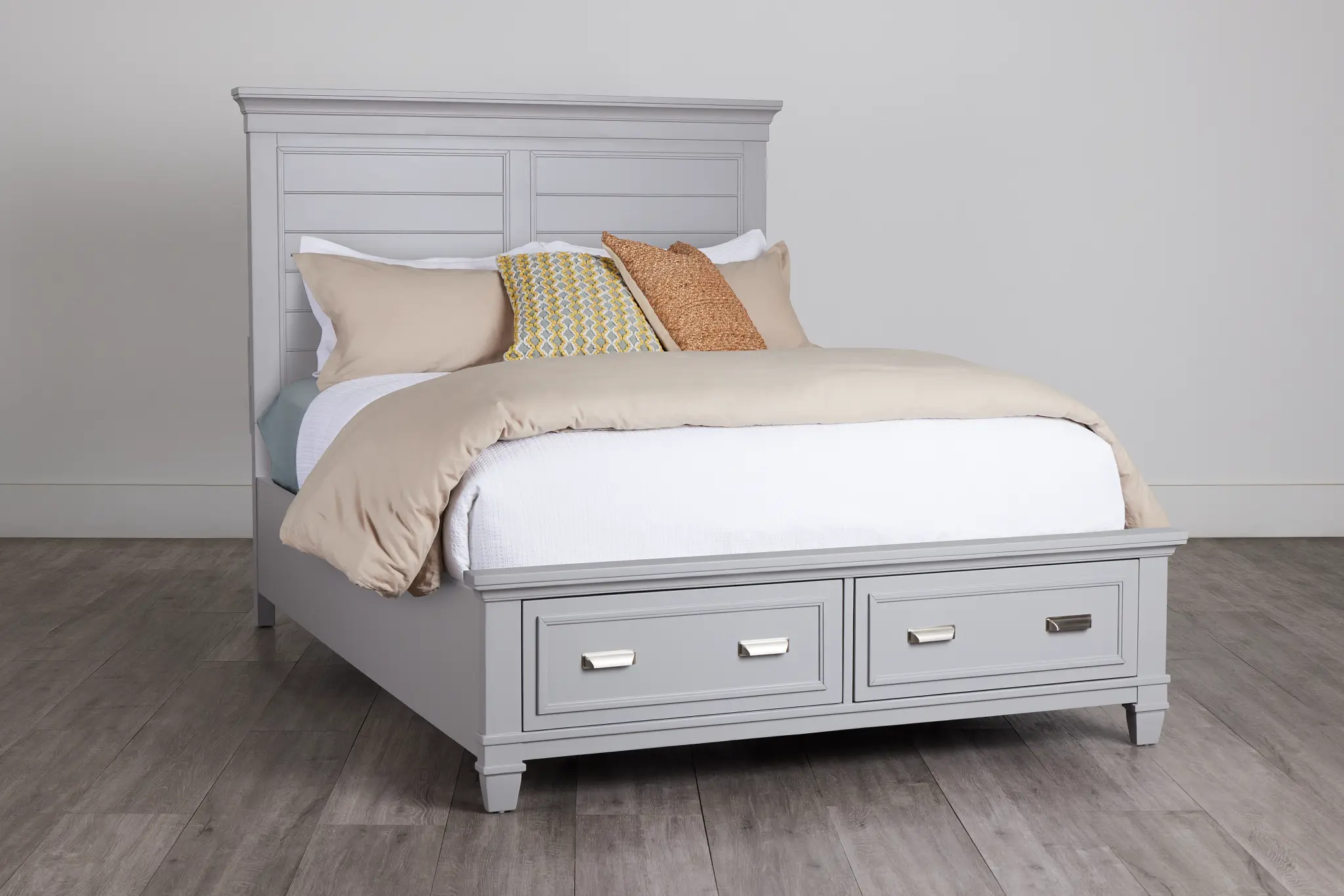 Cape Cod Gray Panel Storage Bed Cape Cod Gray Panel Storage Bed