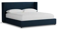 Captiva Elite Navy 48" Upholstered Shelter Bed