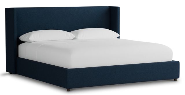 Captiva Elite Navy 48" Upholstered Shelter Bed