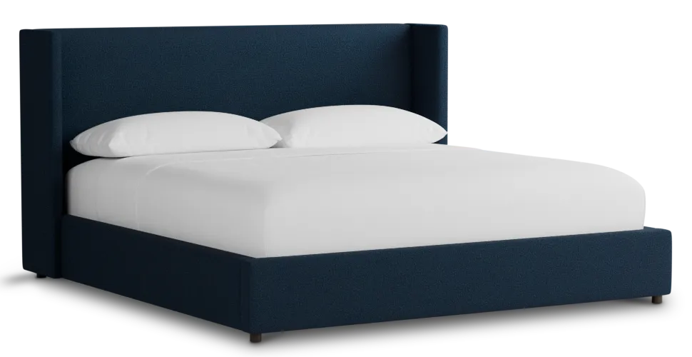 Captiva Elite Navy 48" Upholstered Shelter Bed