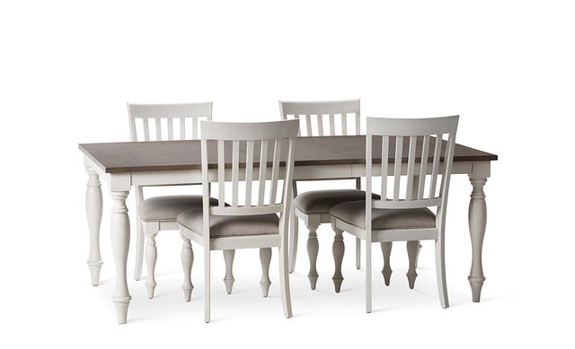 grand bay rectangle dining set with caster chairs