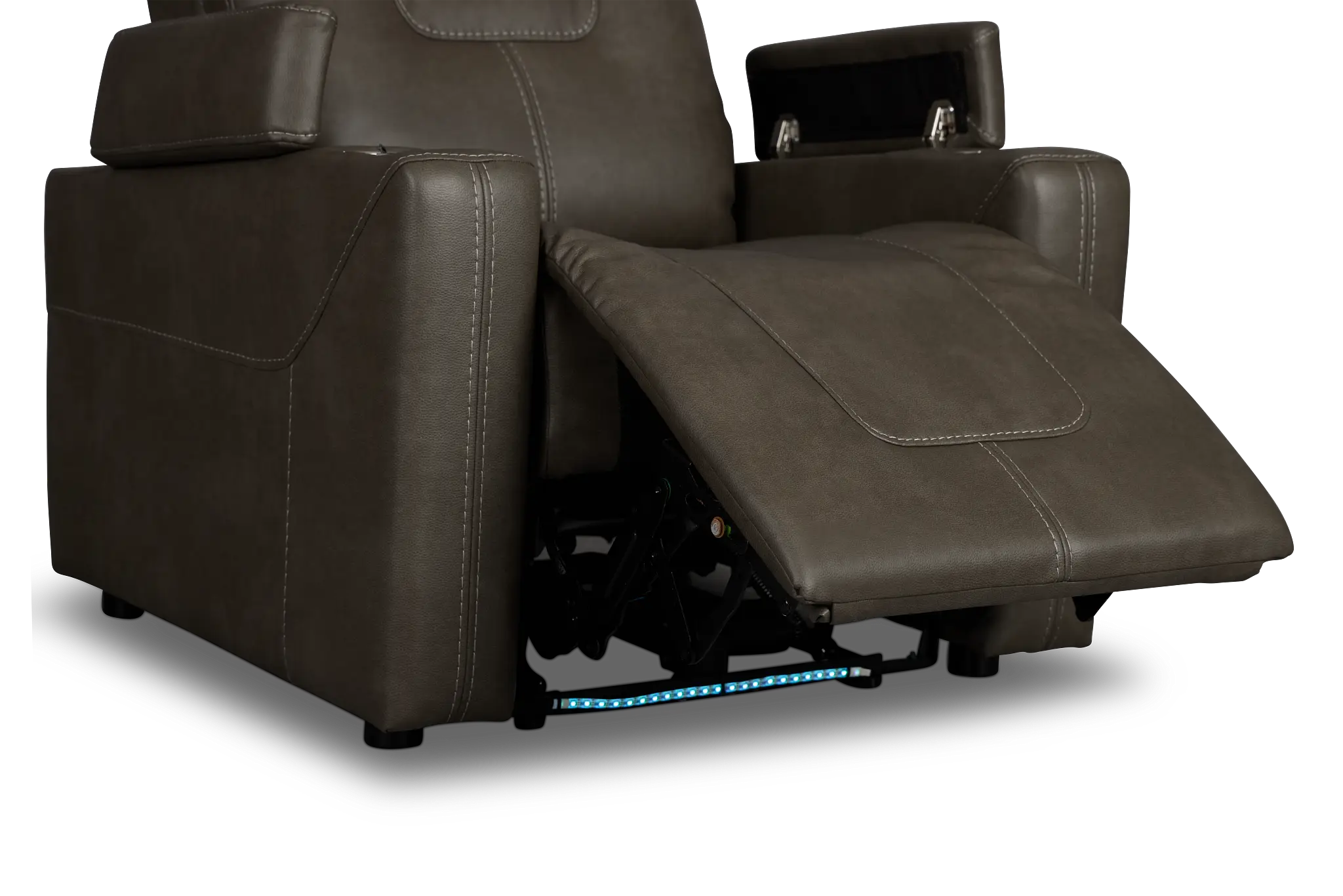 Vantage Dark Gray Micro Power Recliner Vantage Dark Gray Micro Power Recliner