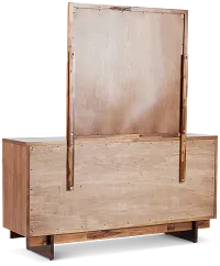 Bowery Dark Tone Dresser & Mirror