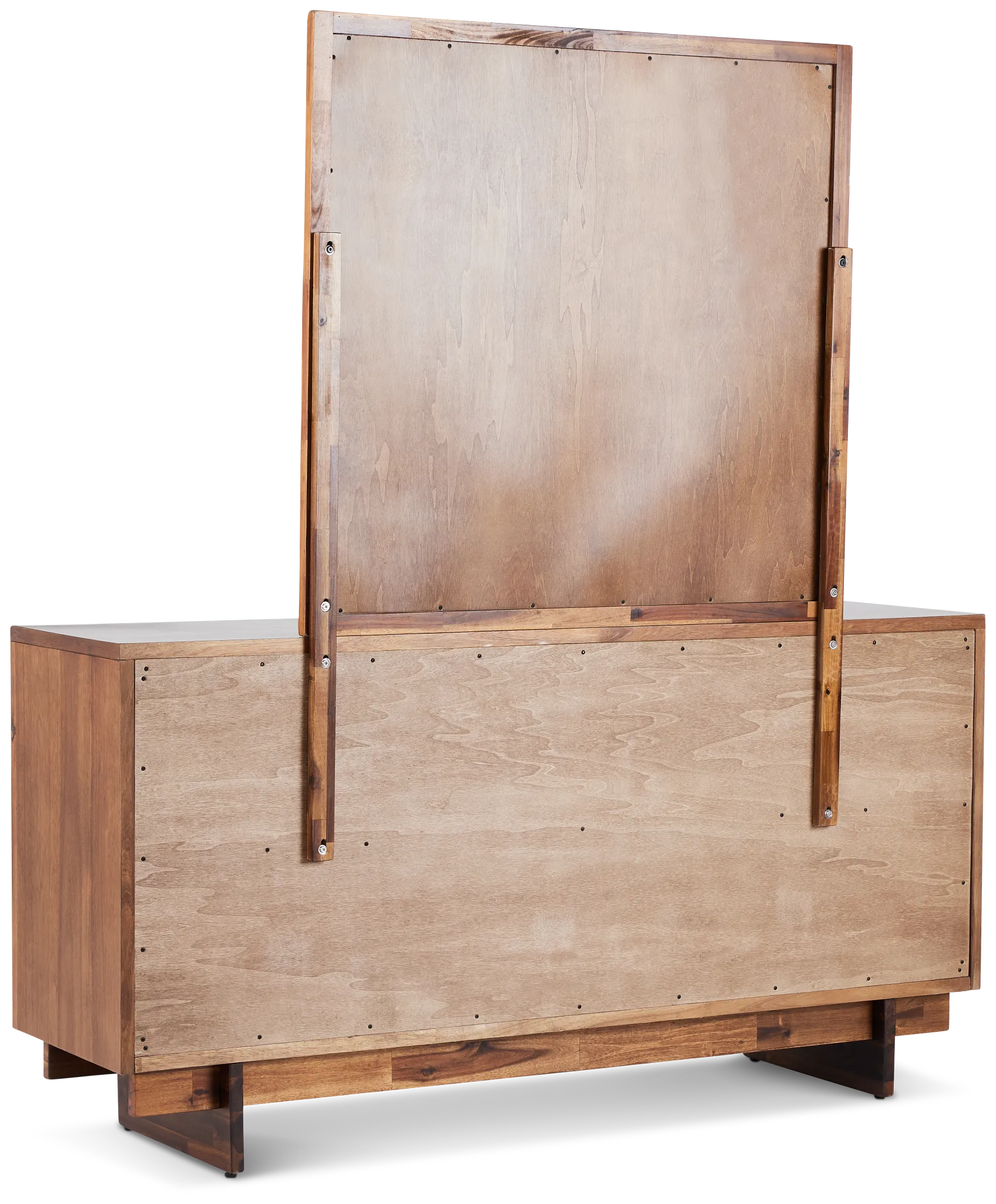 Bowery Dark Tone Dresser & Mirror