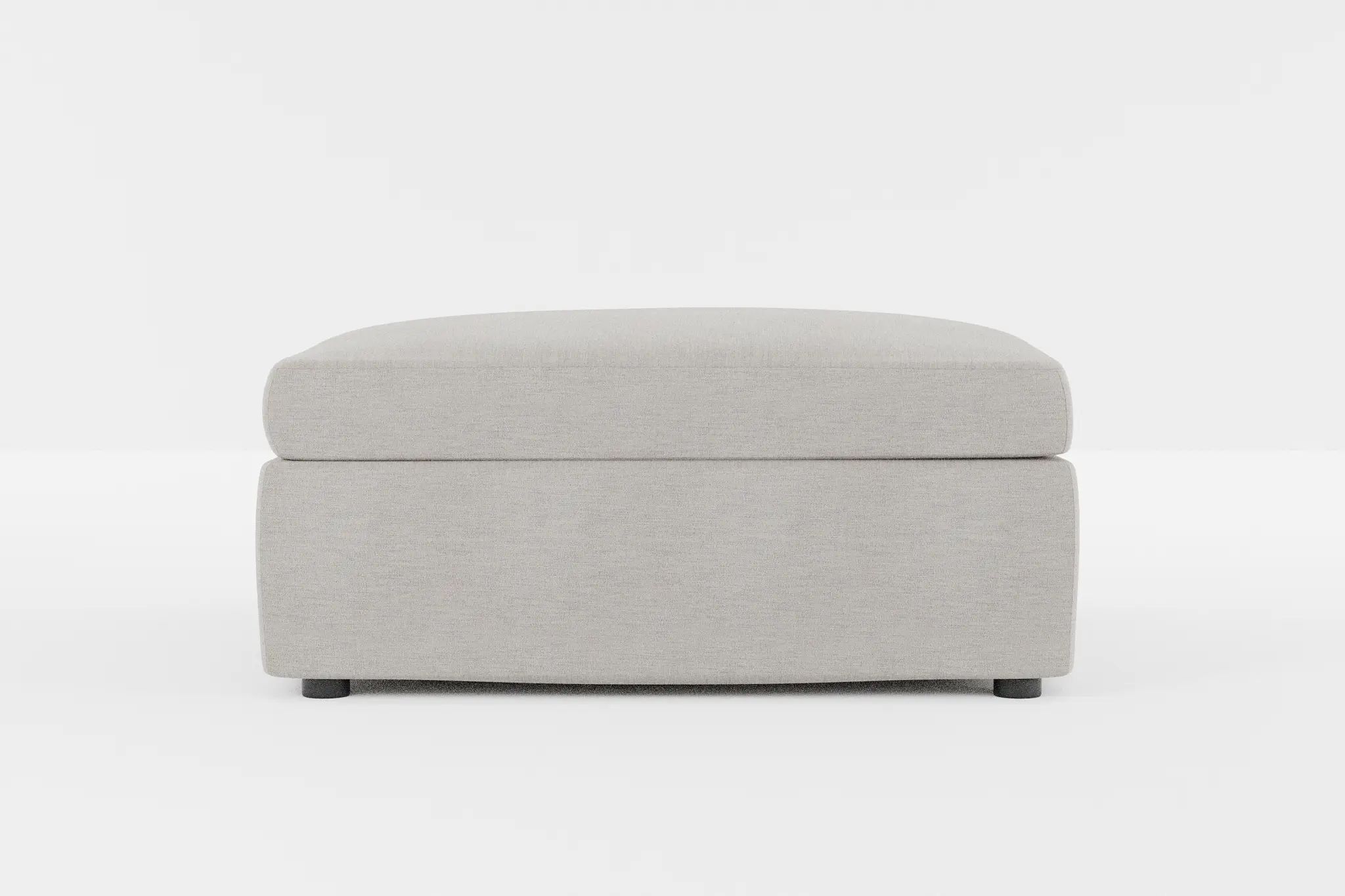 Destin Maguire Pewter Fabric Cocktail Ottoman Destin Maguire Pewter Fabric Cocktail Ottoman