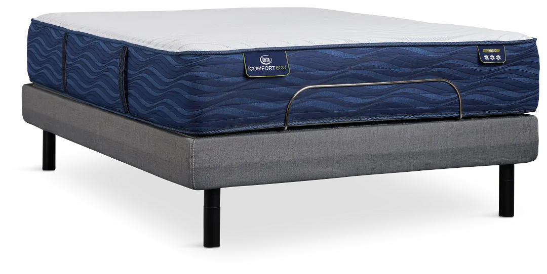 Serta Icomfort Eco S30ltx Medium Motion Perfect 4 Adjustable Base Set