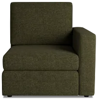 Citymod Green Fabric Right Chair
